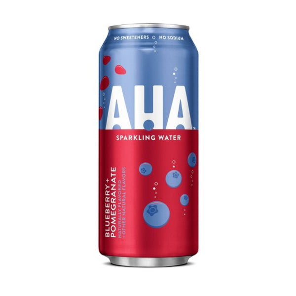 AHA SPARK WATER B.BERRY POM 24/16OZ