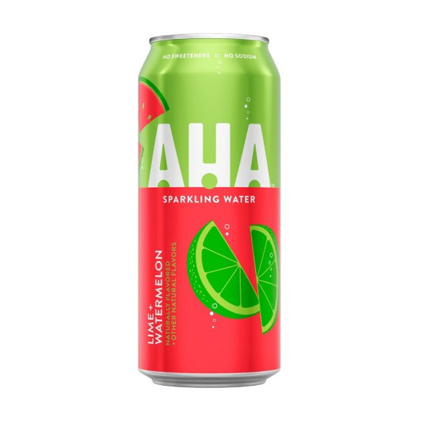 AHA SPARK WATER LIME W.MELON 24/16OZ