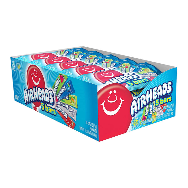 AIRHEADS 18/2OZ 5 BARS