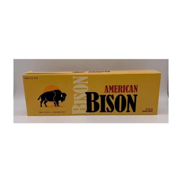 AMERICAN BISON CIG YELLOW