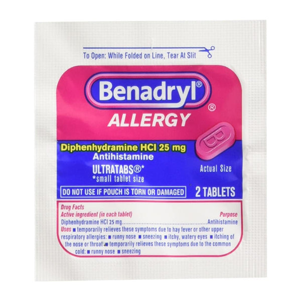 BENADRYL 6/3POUCHES/2TAB