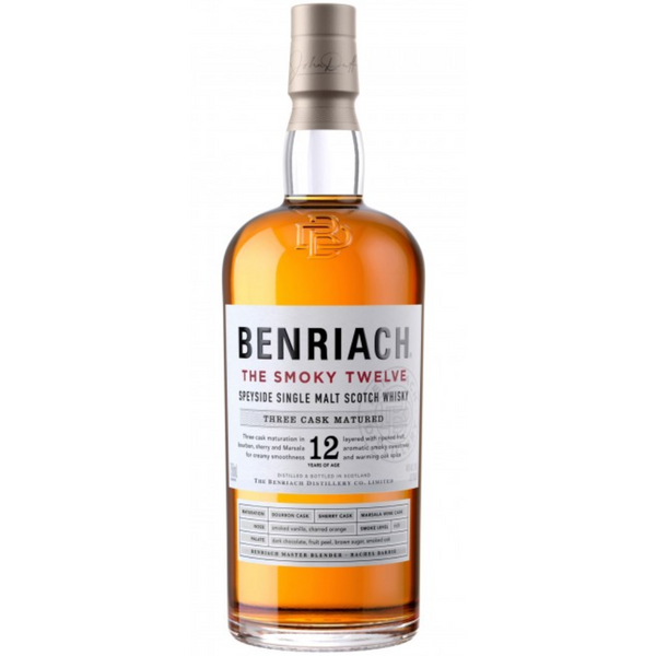 BENRIACH SMOKY TWELVE 12YEARS 750ML