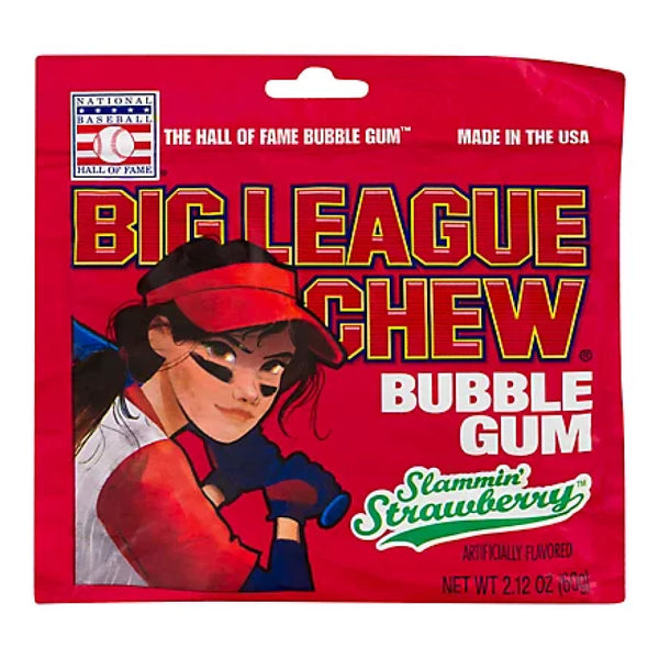 BIG LEAGUE CHEW GIRL STRAW 12/2OZ