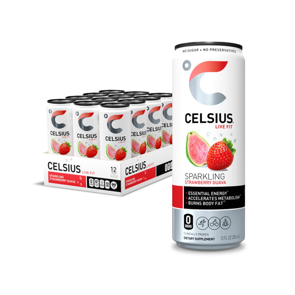 CELSIUS 12/12OZ STRAWBERRY QUAVA