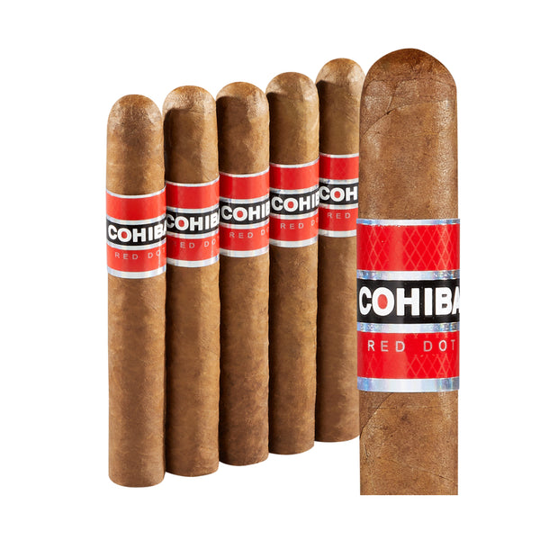 COHIBA ROBUSTO RED DOT 5CT