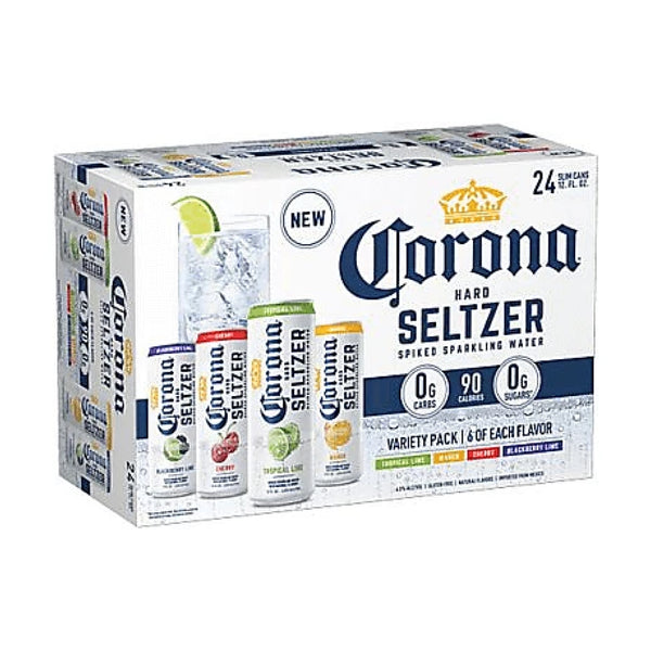 CORONA SELTZER 4FLV 24/2PK 12OZ