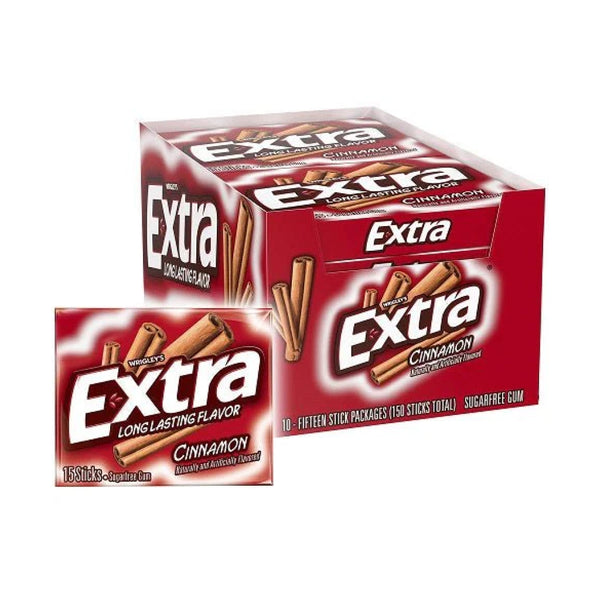 EXTRA GUM CINNAMON 10/15CT