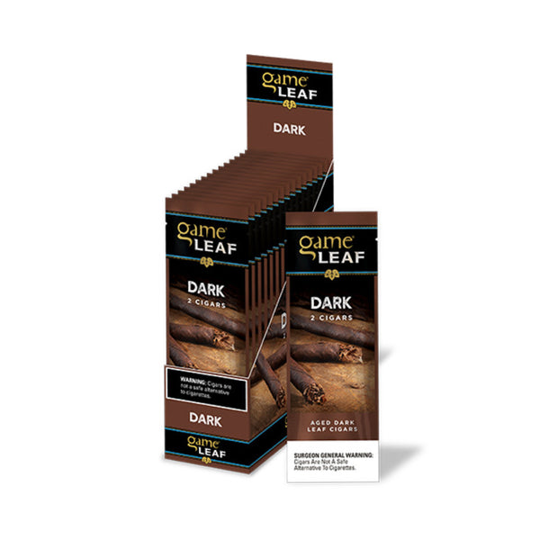 GAME LEAF CIGARS 15/2CT DARK