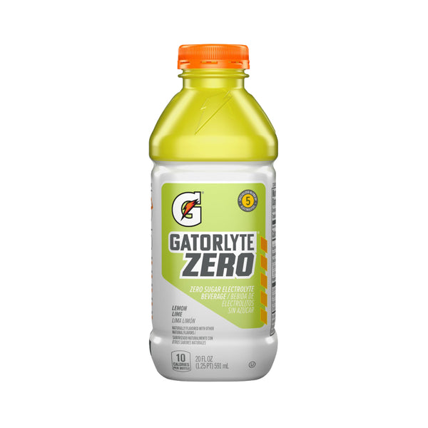 GATORLITE 12/20OZ ZERO LEMON LIME