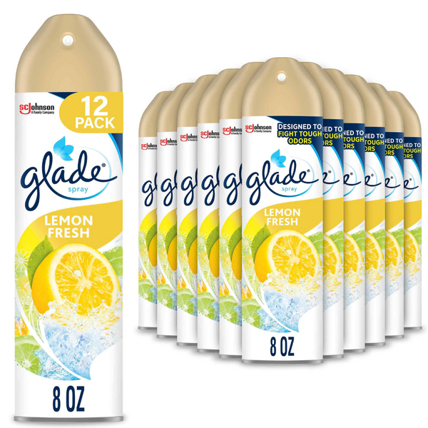 GLADE AIR FRESH LEMON FRESH 12/8OZ