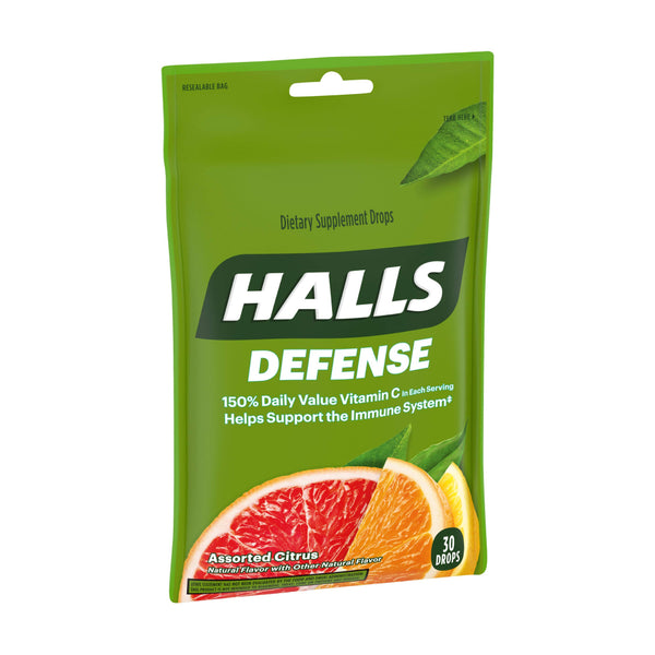 HALLS BAG VITAMIN C CITRUS 12/30DROP