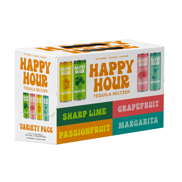 HAPPY HOUR VARIETY PACK TEQ 3/8PK 355ML