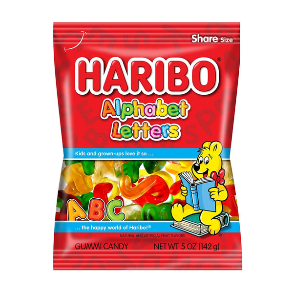 HARIBO 12/5OZ ALPHABET LETTERS