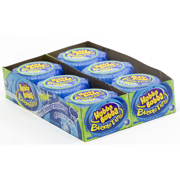 HUBBA BUBBA TAPE BLUE RASPBERRY  12/2OZ