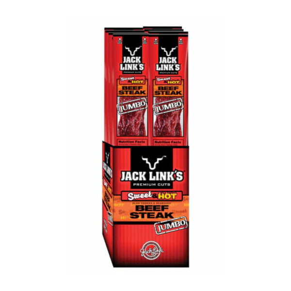 JACK LINK 12/2OZ SWEET&HOT BIG STEAK