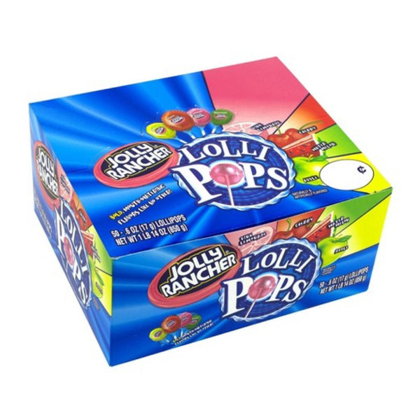 JOLLY RANCHER LOLLIPOP 50CT