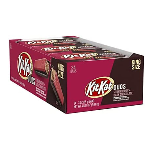 KIT KAT 24/3OZ KING DUOS STRAWBERRY D.CHOC