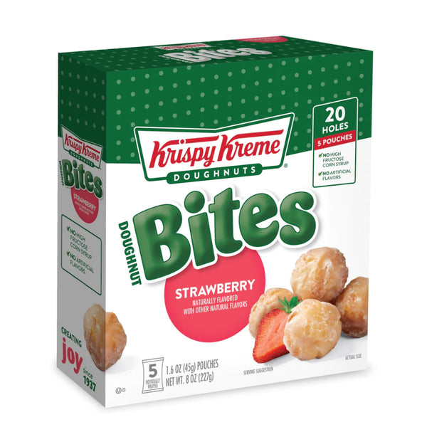 KRISPY KREME BITES STRAWBERRY 8CT