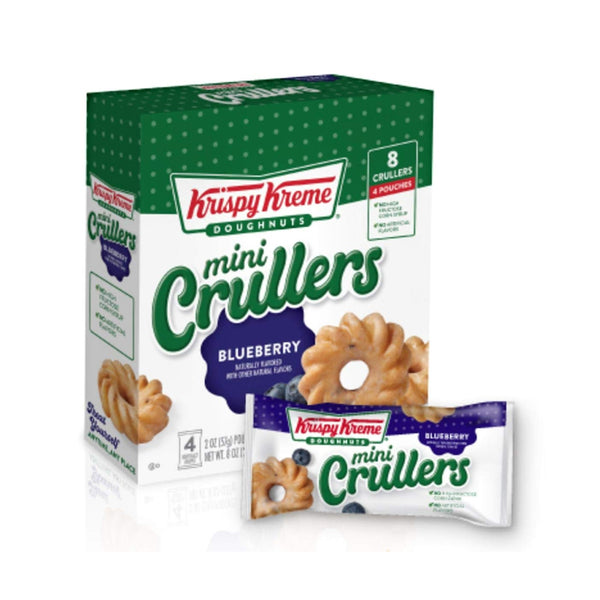 KRISPY KREME MINI CRULLER BLUEBERRY 8/2CT