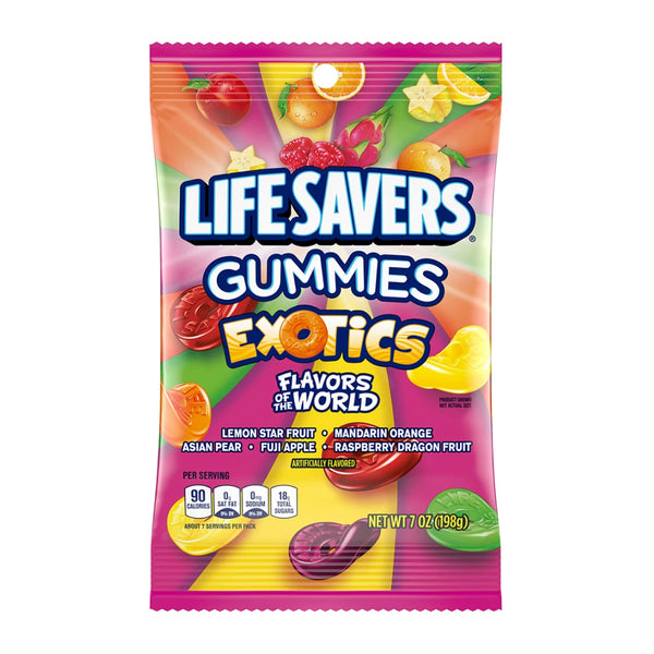 LIFESAVERS 12/7OZ GUMMY EXOTICS BAG