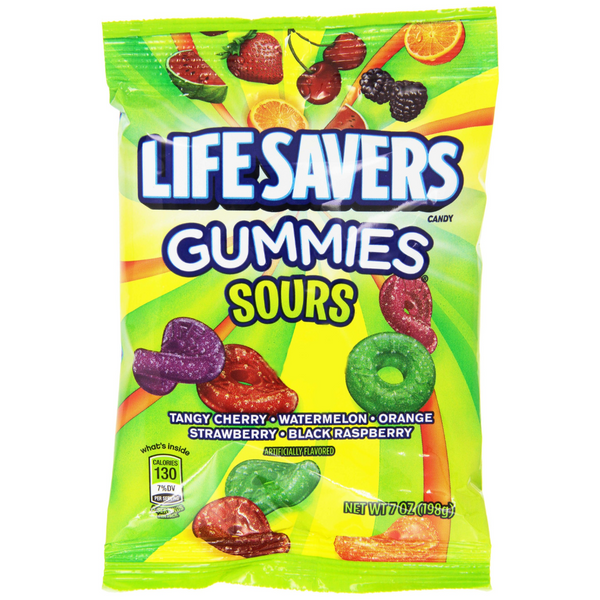 LIFESAVERS 12/7OZ GUMMY SOUR BAG