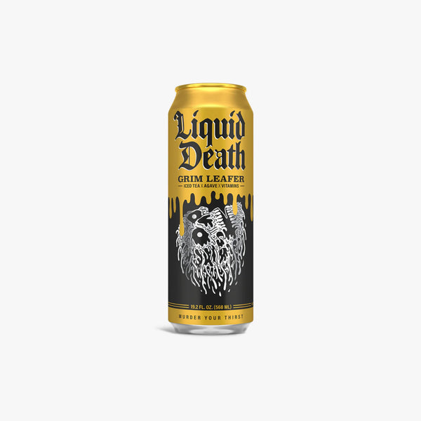 LIQUID DEATH 12/19OZ GRIM LEAFER