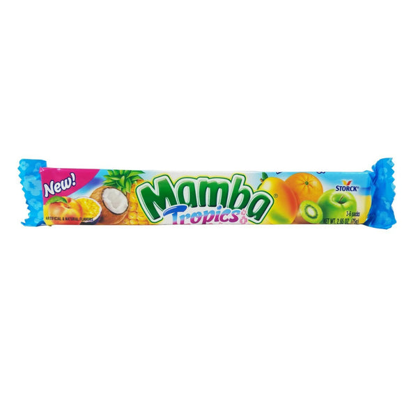 MAMBA FRUIT CHEWS TROPICS 24/2.65OZ