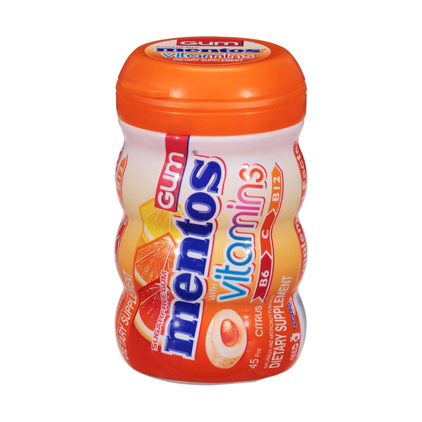 MENTOS GUM 4/55CT VITAMINS CITRUS