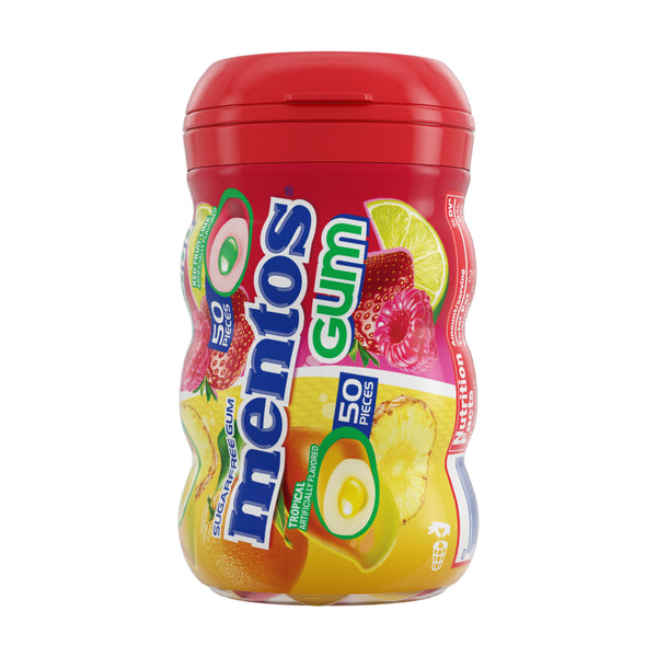 MENTOS GUM 6/50CT RED FRUIT LIME TROP