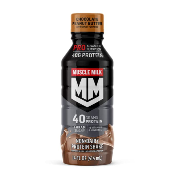 MUSCLE MILK  PRO 40 CHO P.BUTTER 12/14OZ