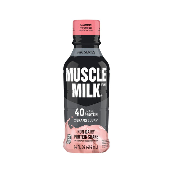 MUSCLE MILK  PRO 40 STRAWBERRY CREAM 12/14OZ