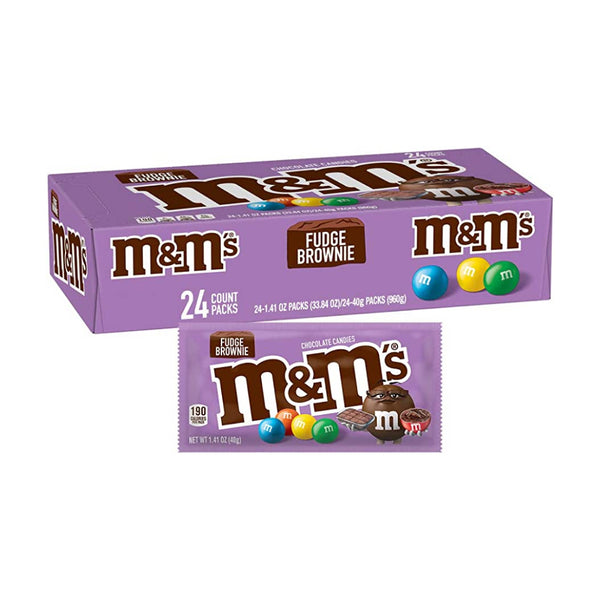 M&M 24/1.4OZ FUDGE BROWNIE