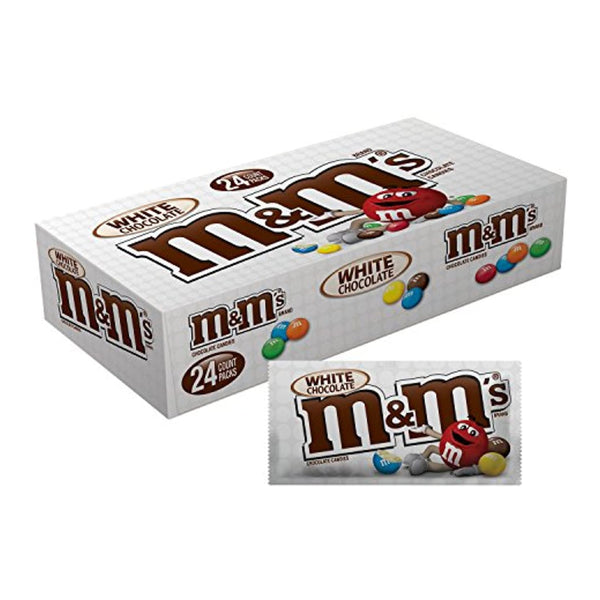 M&M 24/1.5OZ WHITE CHOCLATE