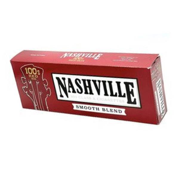 NASHVILLE CIG 100 RED SMOOTH BOX 10/20CT