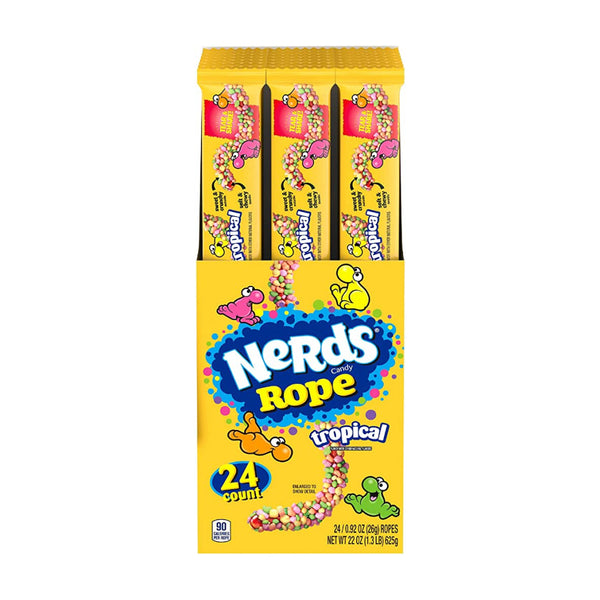 NERDS ROPE TROPICAL 24/0.92OZ