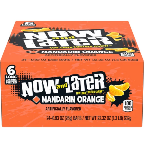 NOW&LATER 24/0.93OZ MANDRN&ORANGE