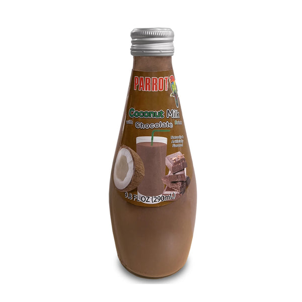 PARROT COCONUT MILK 12/9OZ CHOC GLASS