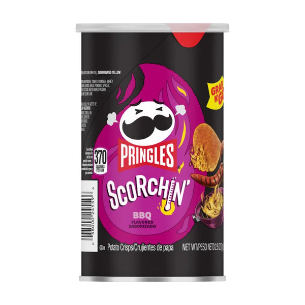 PRINGLES 12/2.5OZ SCORCHIN BBQ