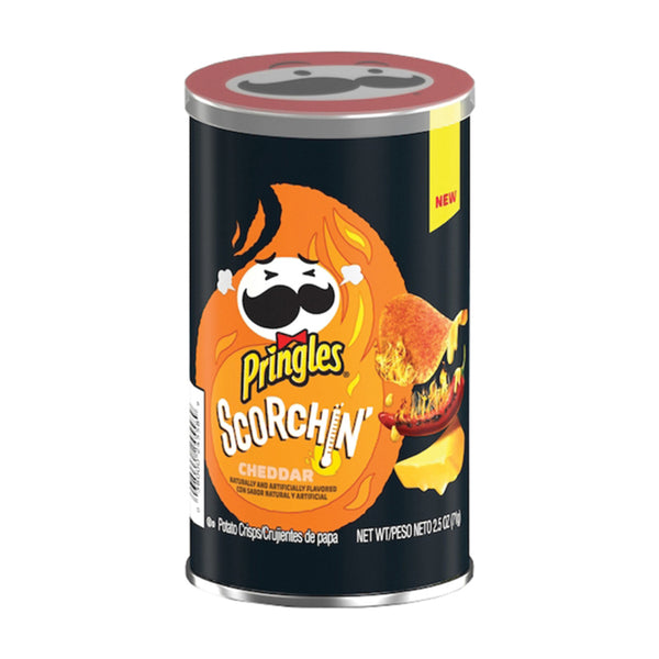 PRINGLES 12/2.5OZ SCORCHIN CHEDDER