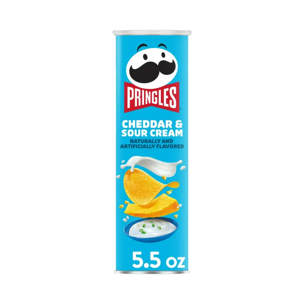 PRINGLES 14/5.5OZ CHEDDER SOUR CREAM