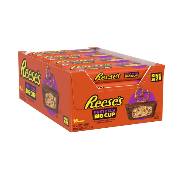 REESES BIG CUP PRETZELS 16/2.6OZ