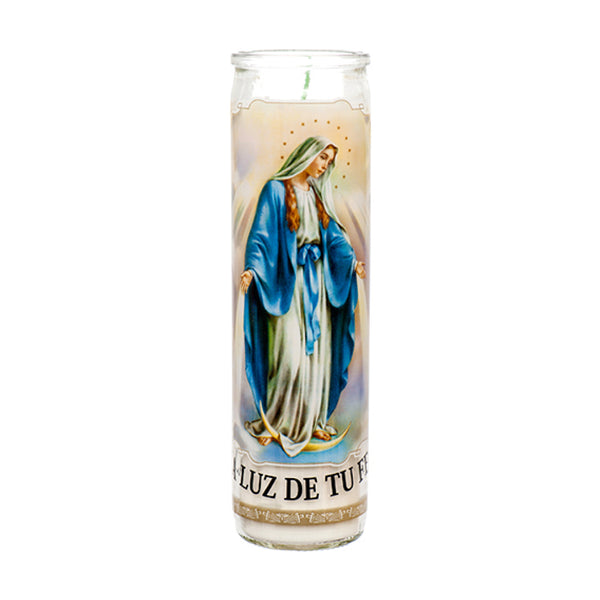 RELIGIOUS CANDLE MARIA MILAGROSA 12CT