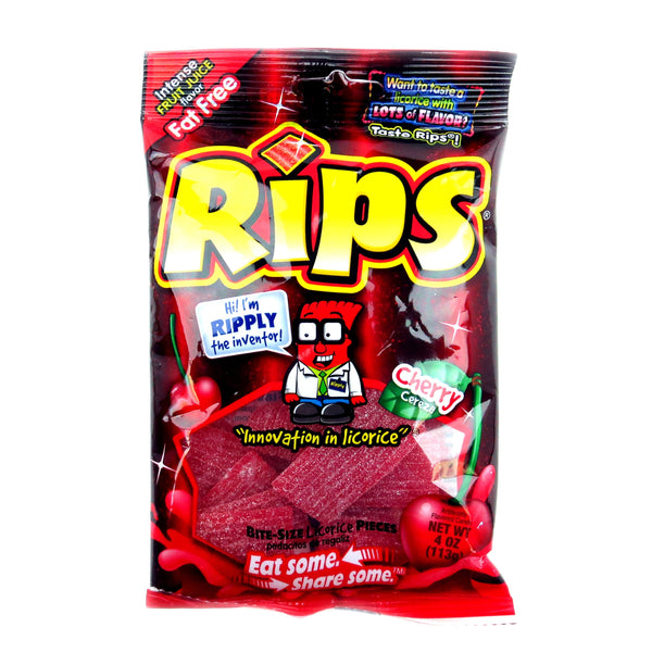 RIPS BAG CANDY CHERRY 12/4OZ