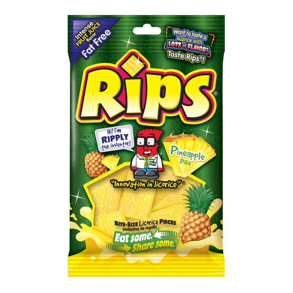 RIPS BAG CANDY PINAPPLE 12/4OZ