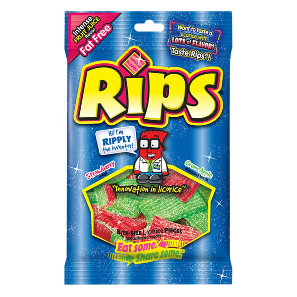 RIPS BAG CANDY SOUR BELT 12/4OZ