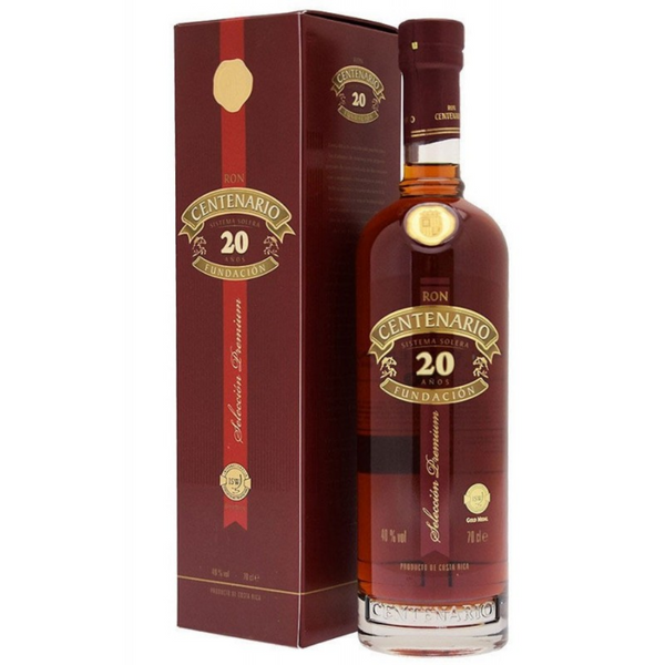 RON CENTENARIO RUM 20Y  OLD FUDACION 750ML