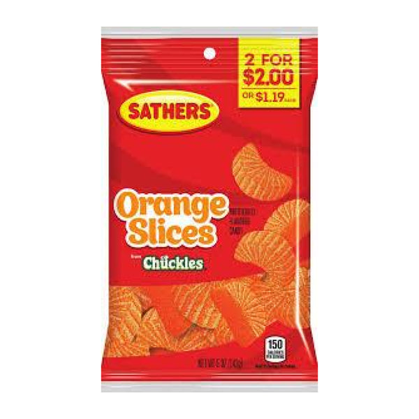 SATHERS 2/$2 ORANGE SLICE 12/5OZ