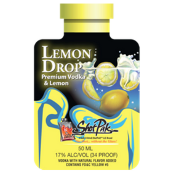 SHOTPAK LEMON DROP 60/50ML