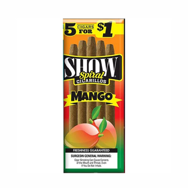 SHOW CIGARS 5/1.29 MANGO 15/5CT