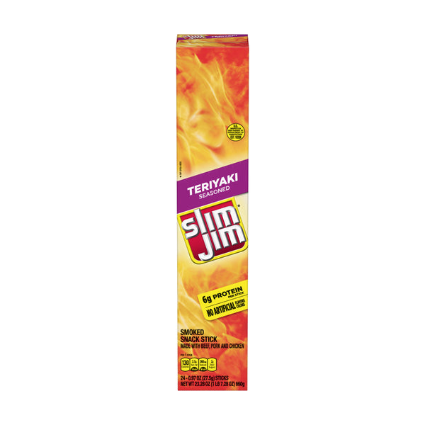 SLIM JIM GIANT TERIYAKI 24/0.97OZ